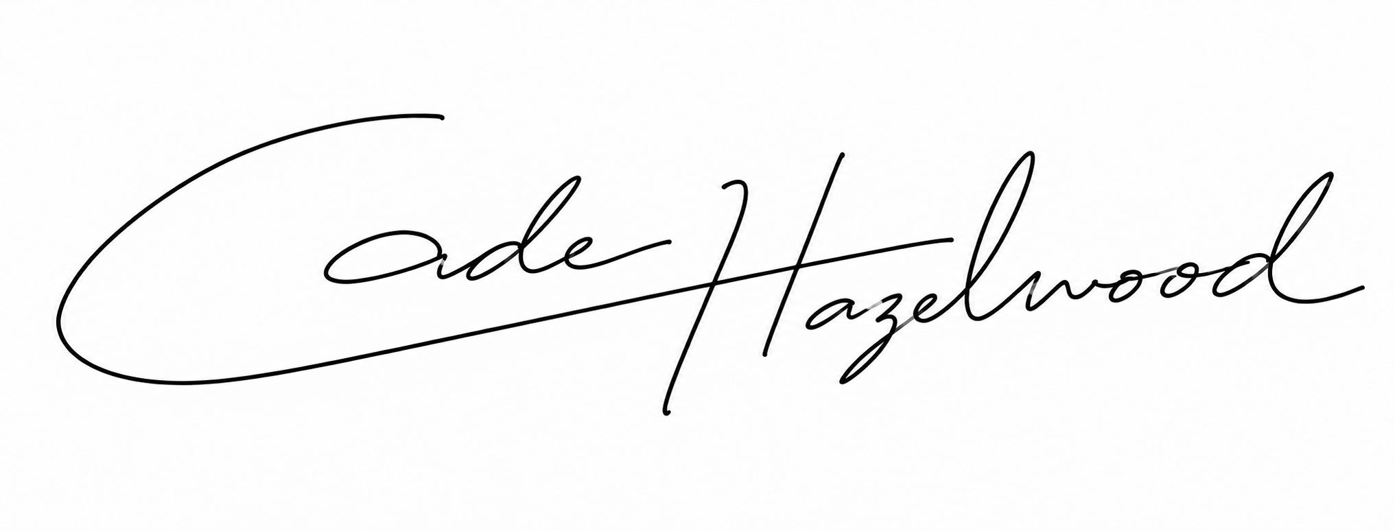Cade Hazelwood signature